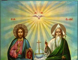 На какой иконе изображено сразу два христа Икона «Святая Троица»
